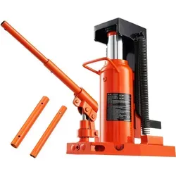 SucceBuy Hydraulikheber, 10 Tonnen einseitiger Heber, 20 Tonnen maximale Hubkapazität, 1,2-7,5 Zoll Zehenhöhe, 12,6-18,9 Zoll maximale Höhe, luf...