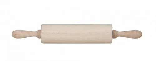 Gravidus Teigroller Profi-Teigroller Nudelholz Holz Walze Holzwalze 40cm Griff 9cm