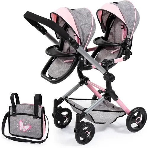 Bayer Design 26233AA Zwillingspuppenwagen