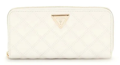 Guess Geldbörse SLG Zip Around Wallet in weiß von GUESS