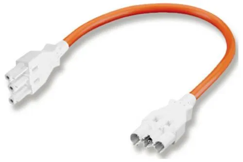 Finder Verbindungsleitung 07L.55.082 Orange, Weiß 230 V/AC (L x B) 800mm x 28.8mm 1St.