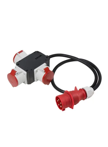 Stromverteiler 400V 3 x 16 A Kraftstrom Starkstrom Strom Verteiler