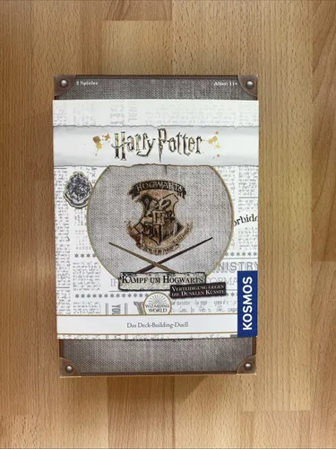 KOSMOS 680732 Harry Potter Kampf um Hogwarts - Kartenspiel für 2 Personen, strategisches Deck-Building für echte Potter-Fans