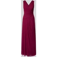 Vera Mont Damen Abendkleid mit V-Ausschnitt in rot von Vera Mont