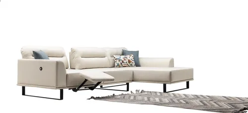Eckcouch Sofaecke Eckgarnitur Beige Modern - Elegante Eckcouch für Wohnzimmer mit modernem Design. Bietet Platz für bis zu 3 Personen und überzeugt durch hochwertigen Polyesterbezug. Maße: 302 x 188 x 83 cm.