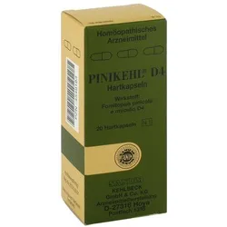 Pinikehl D 4 Hartkapseln 20 ST - Homöopathisches Arzneimittel mit Fomitopsis pinicola für vielseitige Anwendungen. Ideal für natürliche Unterstützung ohne therapeutische Indikation.