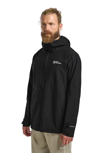 Jack Wolfskin Prelight 2.5L LT Jacket M black (6000) L - Funktionsjacken mit 20.000 mm Wasserdichtigkeit und 15.000 g/m²/24Std Atmungsaktivität. Ideal für Herren, perfekt für Wanderungen und leichte, umweltfreundliche Materialien.