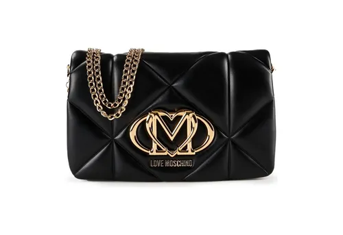 Love Moschino Smart Daily Umhängetasche 24 cm schwarz TAS057622 - Stylische Umhängetasche von Love Moschino, gefertigt aus robustem Polyurethan. Mit praktischem Raumteiler und abnehmbarem Riemen für individuellen Tragekomfort. Ideal für modebewusste Damen!