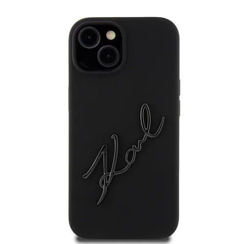 Karl Lagerfeld iPhone 15 14 13 Schutzhülle Cover Case Karl Script black