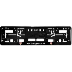 VfB Stuttgart Kennzeichenverstärker - Motorradzubehör für wahre VfB-Fans, präsentiert dein Kennzeichen stilvoll mit dem VfB Stuttgart Schriftzug und Wappen – zeige deinen Stolz auf den Verein!