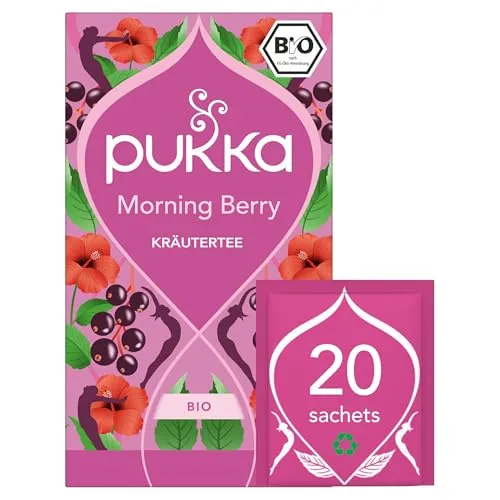 Pukka Bio-Kräutertee Morning Berry, Tee-Aufgussbeutel