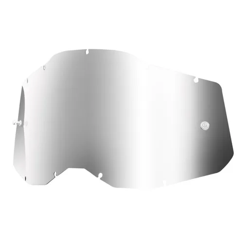 Ersatzglas 100% Racecraft 2 / Accuri 2 / Strata 2 - Silber Verspiegelt - Esoterik: Hochwertiges Ersatzglas mit Anti-Beschlag-Beschichtung, schützt vor UVA- und UVB-Strahlen bis 400 nm für beste Sicht und Sicherheit.