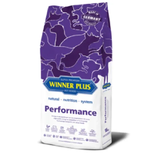Winner Plus Performance 18kg für aktive Hunde, +2 RinderohrenXXL!