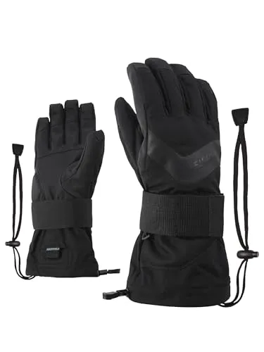 ZIENER Herren Snowboardhandschuhe MILAN AS(R) glove SB - Wasser- und winddichte Snowboardhandschuhe mit ergonomischen Protektoren für optimalen Tragekomfort und Schutz vor Kantenschnitten.