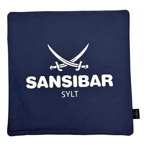 Kissenhülle SANSIBAR BL 45x45 cm blau