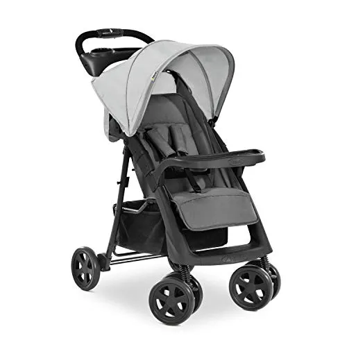 Hauck Buggy Shopper Neo 2 - Kinderwagen bis 25 kg - Leichter und faltbarer Buggy für jedes Terrain, ausgestattet mit einem 5-Punkt-Gurtsystem, verstellbaren Rückenlehnen und Schwenkrädern für maximalen Komfort.