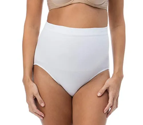 RelaxMaternity 5200 (Weiß, XXL) Miederslip postnatal aus Baumwolle