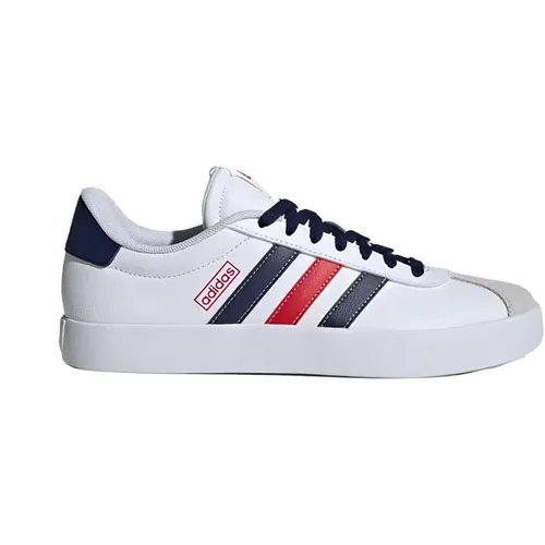 Adidas VL Court 3.0 - Weiße Wildleder-Sneaker - Sneaker aus gepolstertem Wildleder, ideal für einen lässigen Look und maximalen Komfort bei jedem Schritt.
