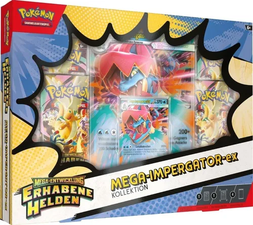 Pokémon-Sammelkartenspiel: Kollektion Mega-Entwicklung – Erhabene Helden