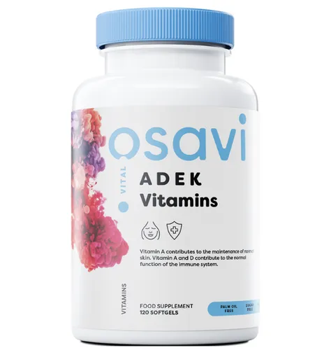 Osavi ADEK Vitamins - 120 Softgels