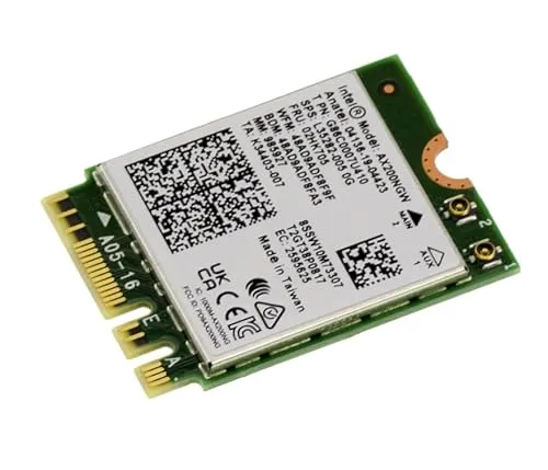 KALEA-INFORMATIQUE M2 M.2 NGFF E A Key Netzwerk-Controller-Karte WiFi 6 IEEE 802.11ax und Bluetooth 5.1 mit Intel AX200 NGW-Chipsatz.
