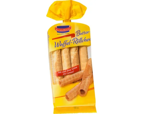 KuchenMeister Kuchen, KuchenMeister Butter Waffel Röllchen mit Butter verfeinert 125g