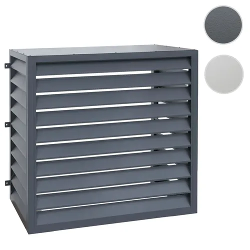 Mendler Verkleidung für Klimaanlage/Wärmetauscher HWC-O43, Metall 111x127x65cm
