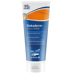 deb Hautschutzcreme Stokoderm Protect 100ml - Handcreme für effektiven Hautschutz bei leichter bis mittlerer Belastung. Unparfümiert, schnell trocknend und ideal für den Umgang mit öl- und wasserbasierten Substanzen.