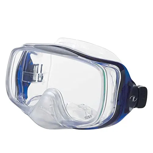 Tusa Tauchmaske M-32 Imprex 3D Hyperdry - Masken mit 3-Glas Design für ein extra weites Sichtfeld und Hyperdry System für einfaches Ausblasen. Ideal für Taucher, die Komfort und Sichtbarkeit schätzen.