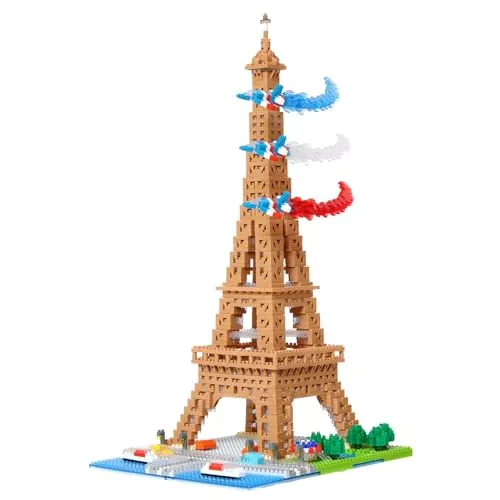 nanoblock - Weltberühmt - Eiffelturm Deluxe Edition, Advanced Hobby Series Bauset