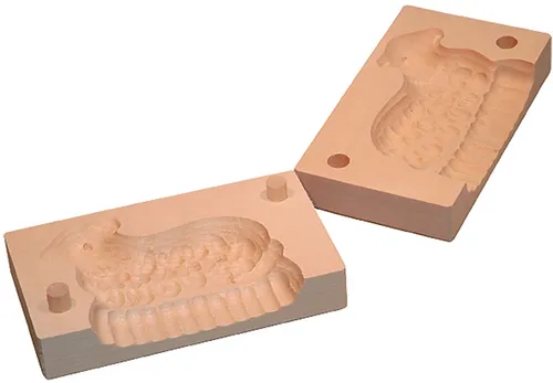 Butterform 2-tlg. Buttermodel aus Ahornholz für 100 g Butter Motiv: Lamm