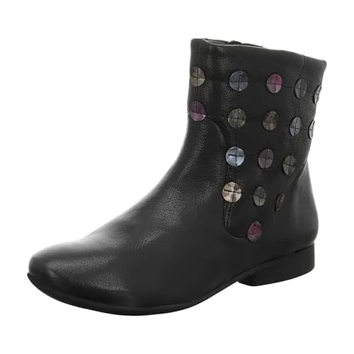 Think! Guad 2 Damen Stiefel, Größe:39.5 EU - Wanderschuhe mit herausragendem Komfort und stylischem Design, ideal für kühlere Tage. Die rutschhemmende Gummisohle und das weiche Leder bieten perfekten Halt und angenehmes Tragegefühl.