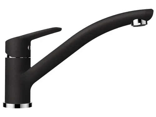 Schock Daja Nero - 522000GNE Hochdruckarmatur - Moderne Armatur mit Festauslauf und 360° Schwenkbereich, ideal für Ihre Küche und sorgt für flexibles Arbeiten.