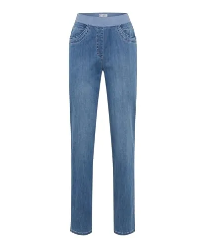 Raphaela by Brax Pamina Fun Light Denim & Colors - Schlupfhose in elastischer Denim-Qualität, Slim Fit mit hochwertigem Baumwollstretch, nachhaltig produziert und ideal für einen modischen Look.