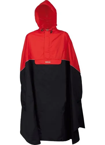 PRO-X ELEMENTS Regenponcho TRENTO - Zweifarbiger Regenponcho für Radfahrer, leicht und mit praktischer Brusttasche. Reflektierende Elemente sorgen für Sicherheit, ideal für nasse Tage auf dem Rad.
