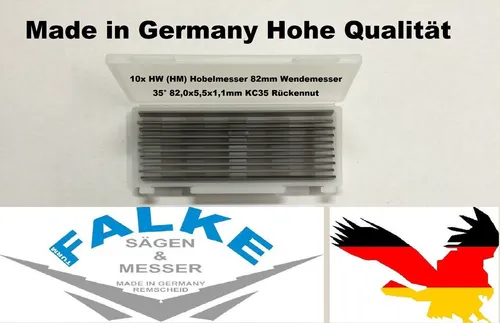 10x HW Hobelmesser 82mm Wendemesser BOSCH-AEG-ELU-Dewalt-Parkside Elektrohobel