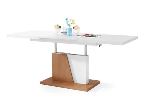 Mazzoni Couchtisch Grand Noir Weiß matt von Mazzoni