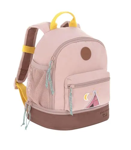 LÄSSIG Kinderrucksack mit Brustgurt in pink von LÄSSIG