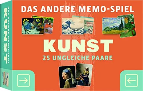Kunst - das Andere Memo-Spiel. 25 Ungleiche Paare: 25 ungleiche Paare - Box mit 50 Karten