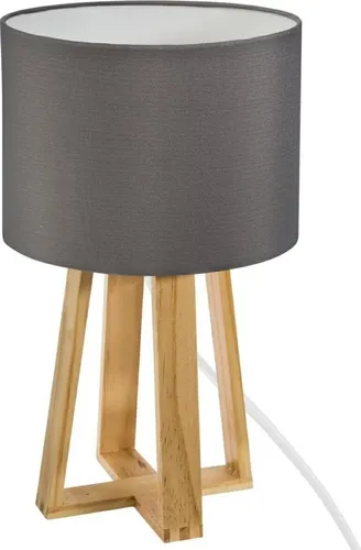 Molu graue hölzerne Fußlampe in orange von Atmosphera