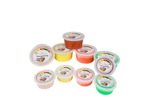 Dittmann Therapieknete 85g - Effektives Finger- und Handtrainingsmittel - Knete für Ergotherapie und Pflege zur Wiederherstellung der Beweglichkeit. Erhältlich in 5 Härtegraden, ideal für Rehabilitation nach Verletzungen oder Operationen.