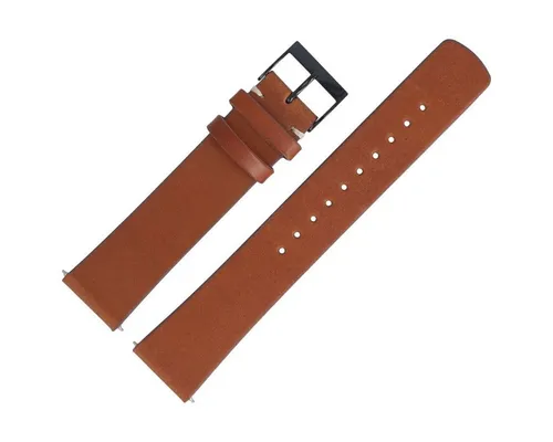 SKAGEN Uhrenarmband 20mm Leder Braun SKW6216 - Hochwertiges 20mm Lederarmband in Braun, perfekt passend für SKW6216, mit Dornschließe für sicheren Halt und eleganten Look.