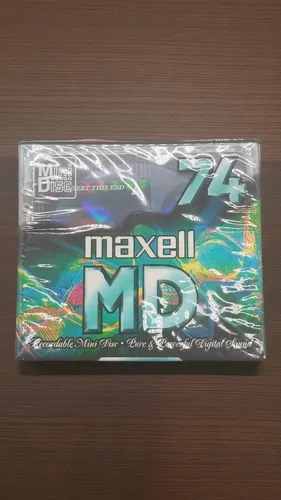 Maxell MD 74 Minute Blank Recordable MiniDisc NEU / OVP