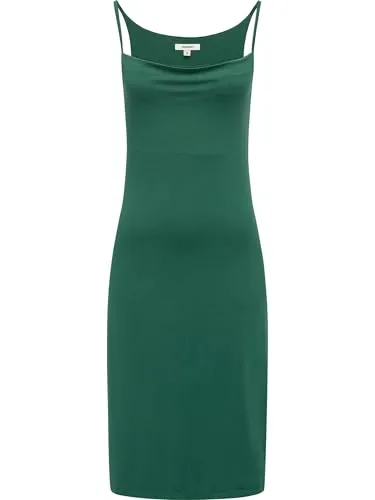 Ragwear Damen Sommerkleid Kurzarm Midikleid Saturia YOUMODO Pine Green Gr. XXL