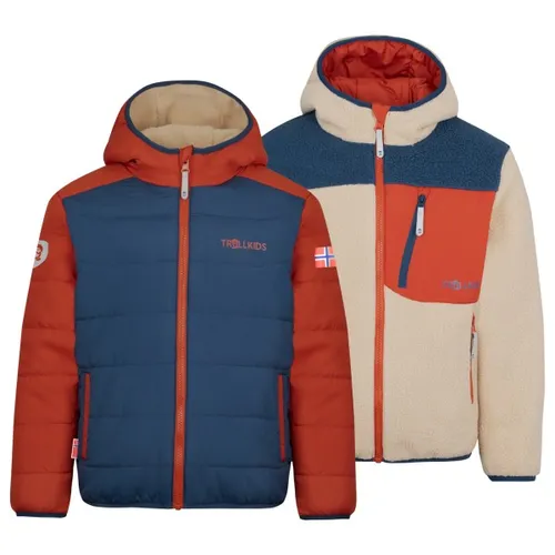 Trollkids SANDVIKA Kinderjacke - winddicht und funktional - Funktionsjacke mit Reißverschlusstaschen, ideal für aktive Kinder, schützt zuverlässig vor Wind und Wetter.