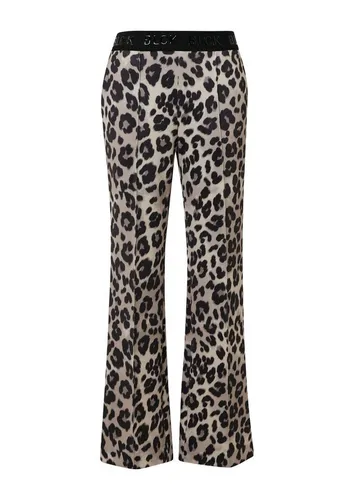 s.Oliver BLACK LABEL Straight Leg Hose in Sand, Größe 44/32 - Stoffhose mit elastischem Bund für optimalen Tragekomfort, seitlichen Eingrifftaschen und feiner Bügelnaht für einen eleganten Look.