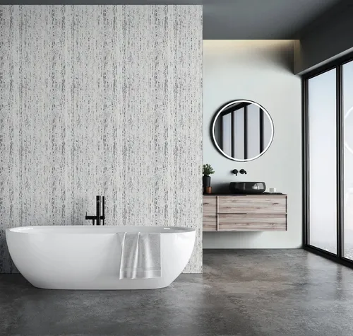 Vliestapete Kalkstein Travertin - Moderne Steinoptik in Creme Grau - Hochwertige Vliestapete in Steinoptik, abziehbar und waschbeständig, ideal für jeden Raum. Breite 0,5 m, Länge 10 m, perfekt für modernes Wohnen.
