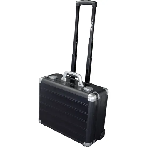 ALUMAXX Pilotenkoffer GALAXY - Robuster Aluminium Business-Trolley mit intelligentem Innenlayout, ideal für Geschäftsreisen und Wochenendausflüge, 46x38,5x21 cm