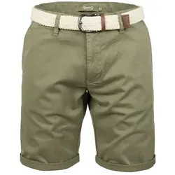 REPUBLIX Chinoshorts GAEL Herren Bermuda Short Hose Regular Fit inkl. Gürtel