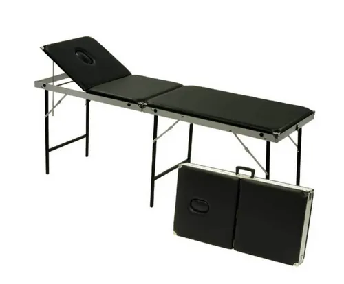 Holthaus  Massageliege Kofferliege Koffermassagebank Liege klappbar, 98x60x16cm